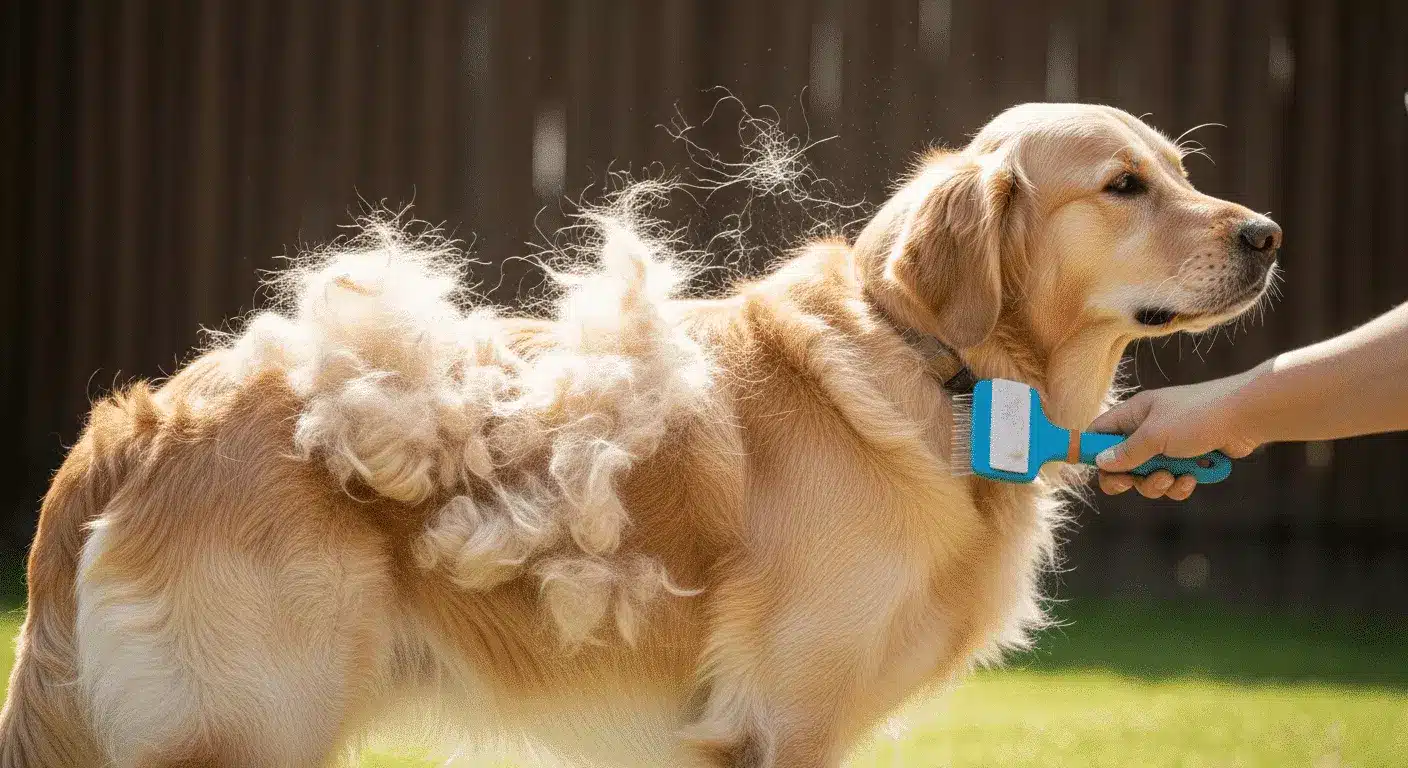 Dog deshedding service